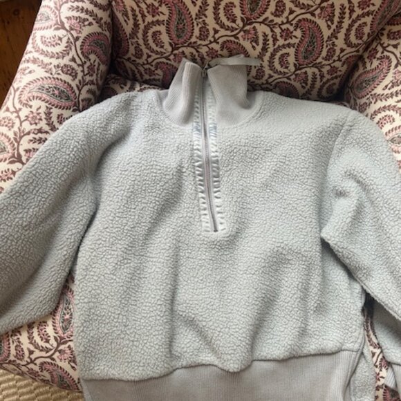 Varley Roselle Half Zip Fleece, Pearlblue (Size Small) - Picture 4 of 8